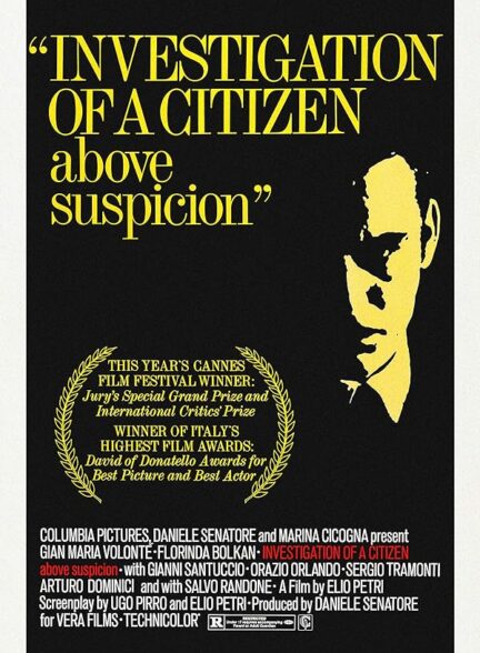 دانلود فیلم Investigation of a Citizen Above Suspicion / بازجویی از یک شهروند دور از سوءظن